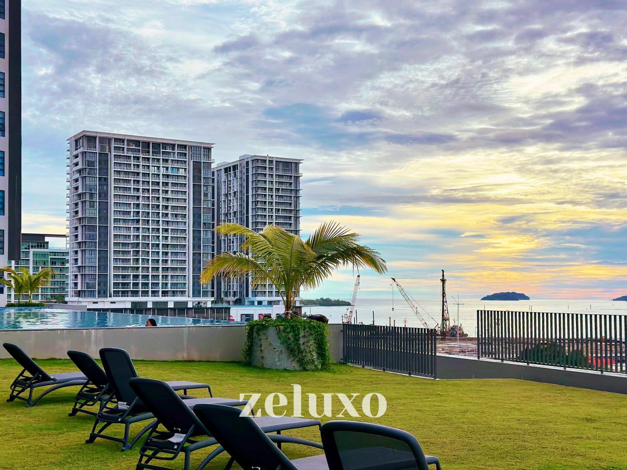 #5 Jesselton Quay City Pads Seaview By Zeluxo Кота-Кінабалу Екстер'єр фото